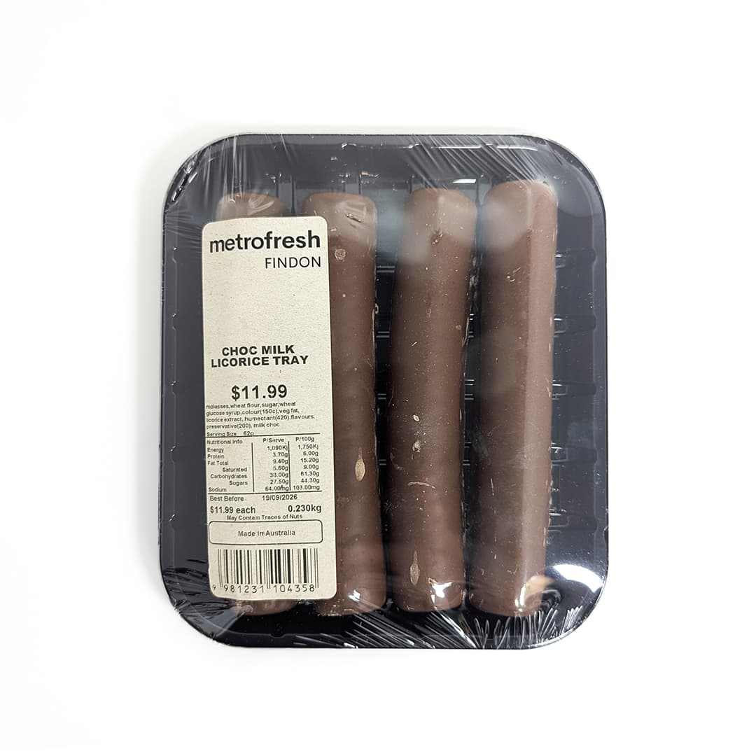 Liquorice Milk Chocolate Logs 250g