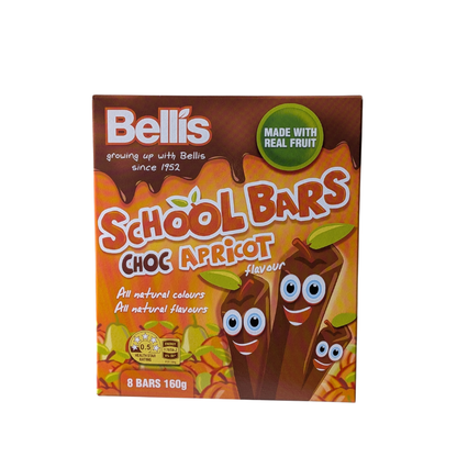 Bellis Bars Choc Apricot