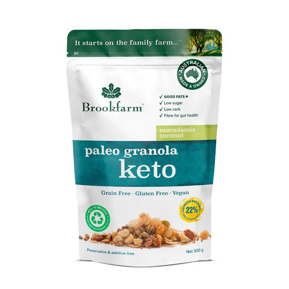 Brookfarm Paleo Keto Granola Macadamia & Coconut 300g
