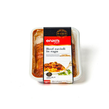 Enzo's Beef Ravioli with Ragu (Single Serve)