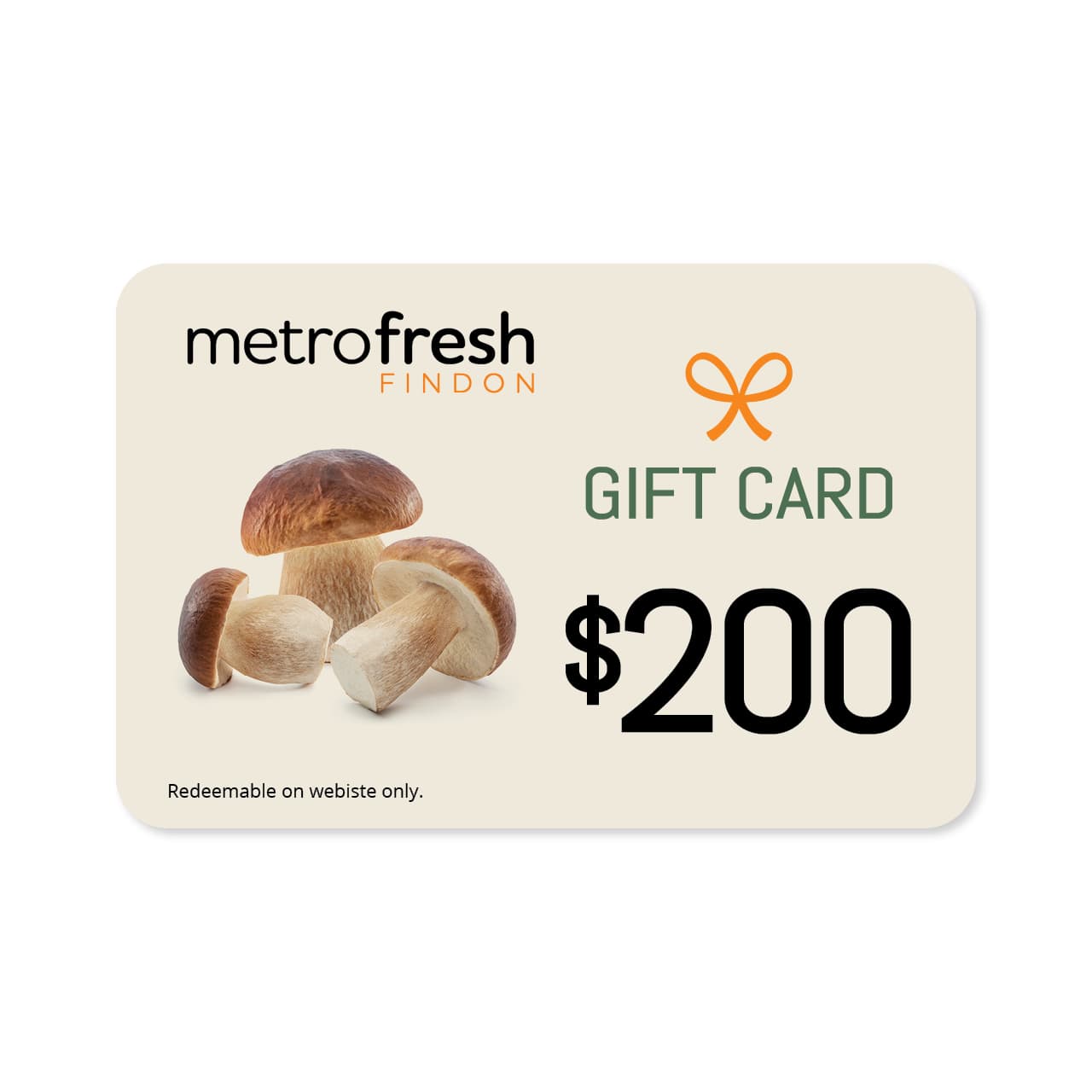 Metro Fresh Findon Online Gift Card