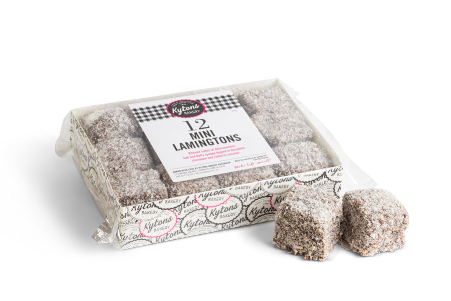 Lamingtons Kytons Bakery 12 pack Mini